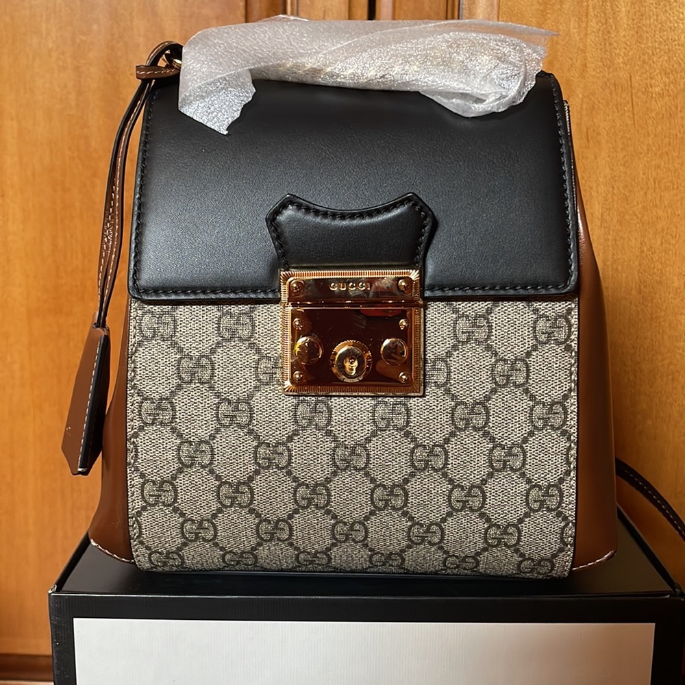 G U C C I Supreme Monogram Backpack NWOT